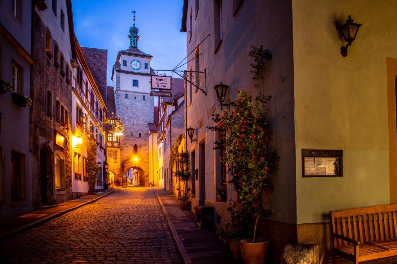 Gaestehaus Am Weissen Turm Rothenburg ob der Tauber Kültér fotó